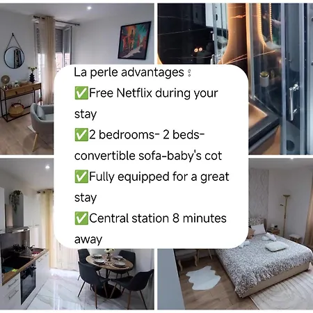 La Perle F3 Moderne Et Cosy Centre Netflix Mülhausen