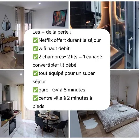 La Perle F3 Moderne Et Cosy Centre Netflix Apartment Mülhausen